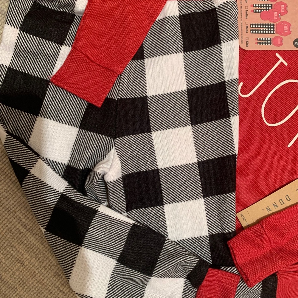 Rae Dunn JOY Christmas matching family set Pajama set NWT - Picture 3 of 7